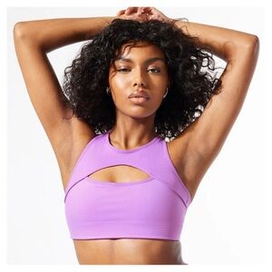 SAVAGE x FENTY • Hotline Medium Impact Sports Bra in Purple Mist